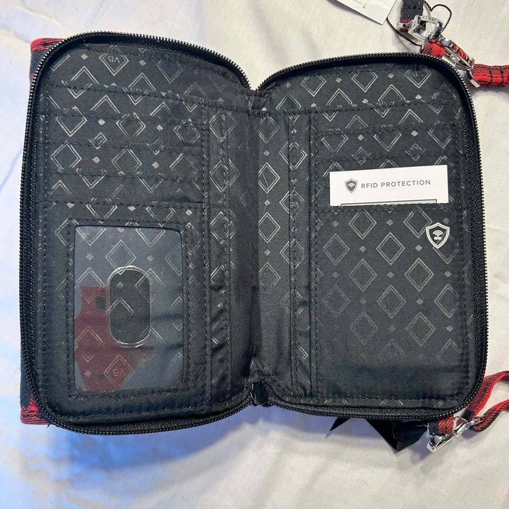 Vera Bradley Red Plaid Crossbody Bag - Picture 5 of 6